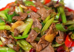 芹菜牛肉的做法 小编教你做好吃的芹菜牛肉