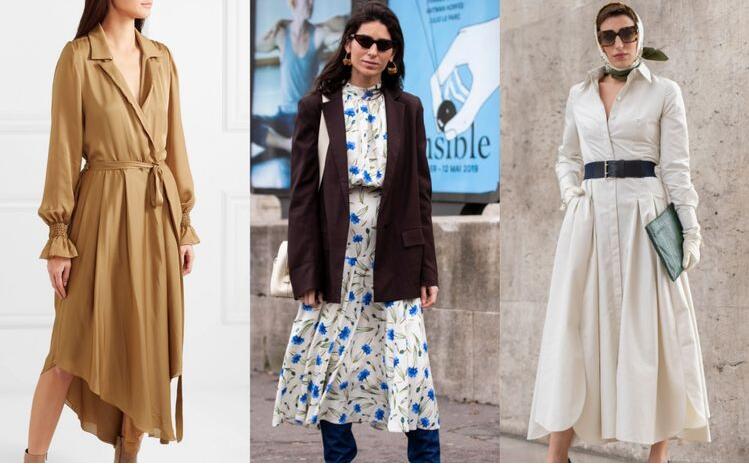 夏天不能少的碎花恤衫元素 OL返工look必备这2款Effortless Chic连身裙