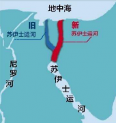 最繁忙的通海运河是埃及的苏伊士运河