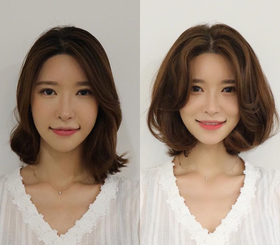 发型师整形级短发对比,不同脸型适合短发,剪完脸小一圈