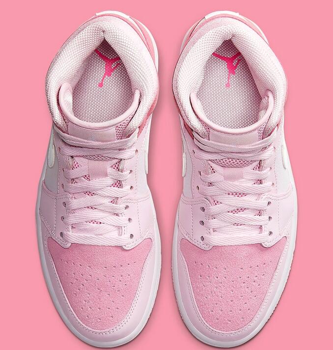 难怪这款mid digital pink aj 1
