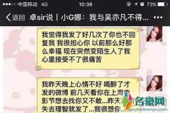 小g娜爆料的吴亦凡聊天经过 谈个朋友分手了还这样搞别人背后有推手吗
