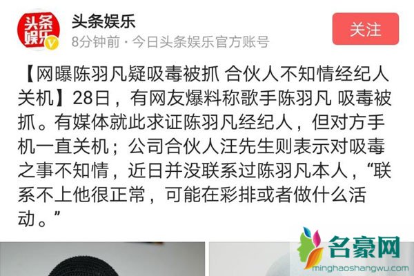 陈羽凡吸毒谁爆料的 也许是他之前就这样了所以白百合才和他离婚的