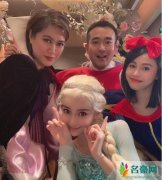 baby庆生照cos冰雪女王 网友：像一个芭比娃娃