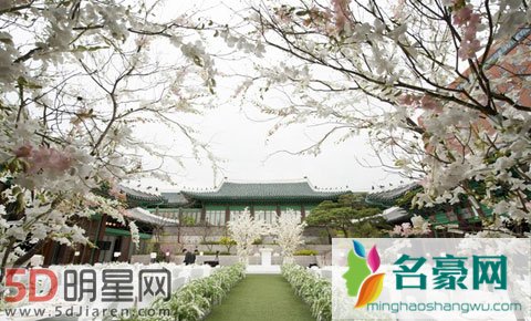 宋仲基宋慧乔婚礼现场曝光 被各种花海包围堪比浪漫韩剧