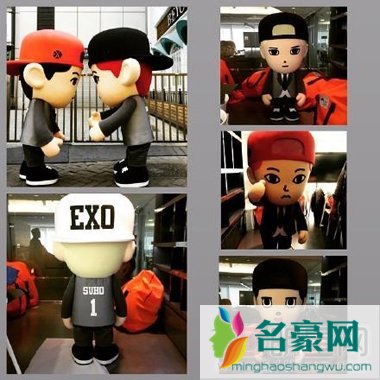mini EXO现身明洞为表对歌迷们的诚挚谢意