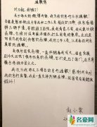 赵小棠晒手写信道歉 对不理智发言接受大家批评与建议
