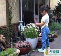 汤唯晒四岁女儿照片 眉清目秀是个十足的美人胚子