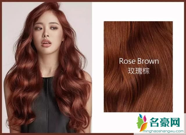 2020最流行的染发颜色：玫瑰棕色1