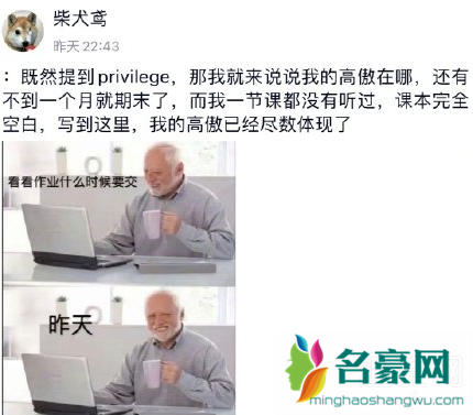 privilege是什么梗 privilege怎么怼回去