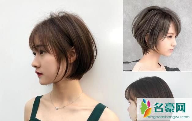 2019夏季女生流行发型：燕尾头短发