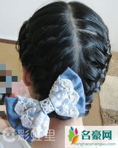 简单的韩式盘发发型 可爱的韩式盘发发型图片