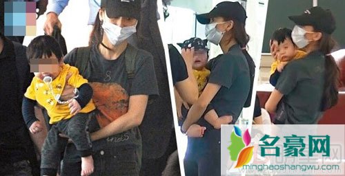 baby带儿子返港被拍 黄晓明发怒斥媒体