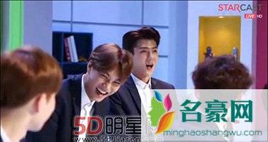 EXO网络节目《EXOCAST ON AIR》新专辑宣传 SJ圭贤主持EXO成员LAY TAO缺席