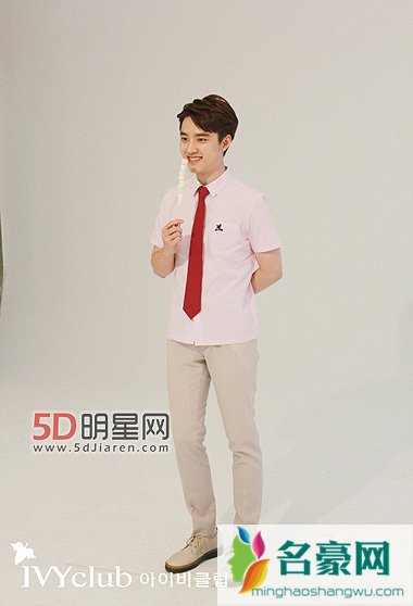 EXO IVYCLUB夏季画报公开 展现清新学长范