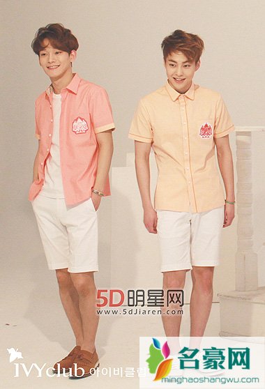 EXO IVYCLUB夏季画报公开 展现清新学长范