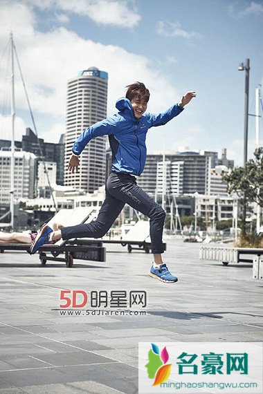 李敏镐法国EIDER品牌2015春夏户外运动宣传照公开