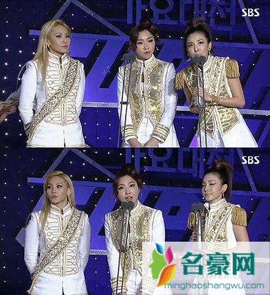 2NE1朴春缺席SBS歌谣大战 未影响“最佳女子组合奖”斩获