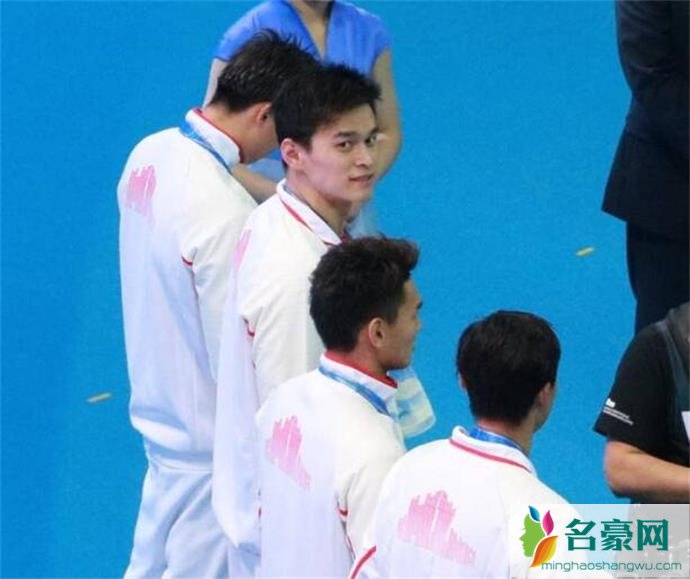 中国队自由泳接力铜牌