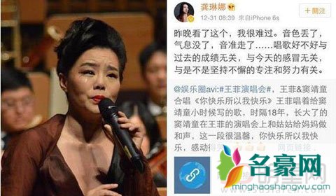 胡彦斌称王菲演唱会走掉怨直播 以后大家少用现场直播