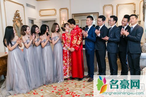 陈紫函戴向宇甜蜜大婚 婚礼现场图曝光