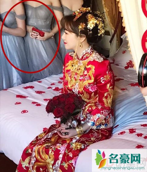 陈紫函婚礼照片曝光 十分丑的伴娘服亮了