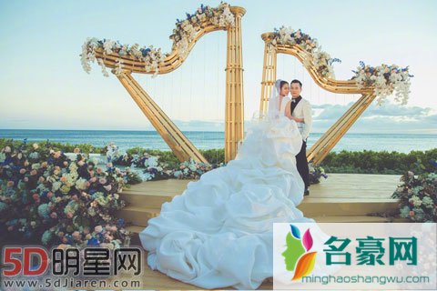 安以轩夏威夷举办豪华婚礼 陈小春董璇陈乔恩到场庆贺