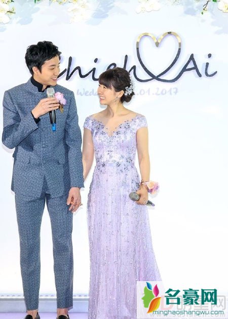 福原爱与江宏杰台北完婚 晒婚礼照片回顾幸福时刻