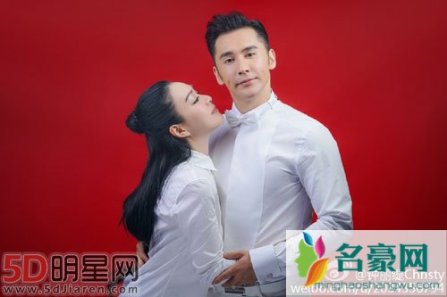 钟丽缇张伦硕登记结婚 九宫格结婚照搞怪十足