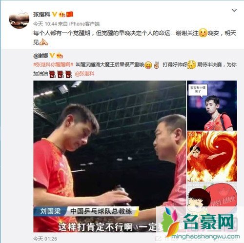 谢娜大赞孙杨张继科是真正的偶像 谢娜为陈乔恩张罗找对象