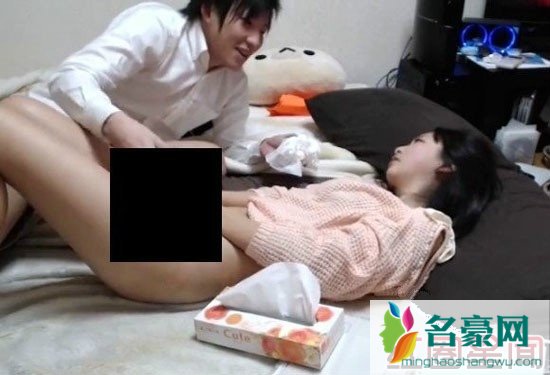　吉武昭博将与正妹高中生做爱的淫照与影片上传到影音网站