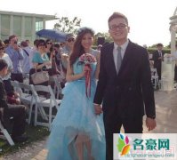 台湾美女主播朱芳君近日完婚 婚礼现场照曝光